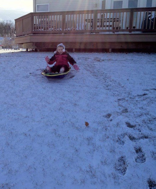 Sledding at Home