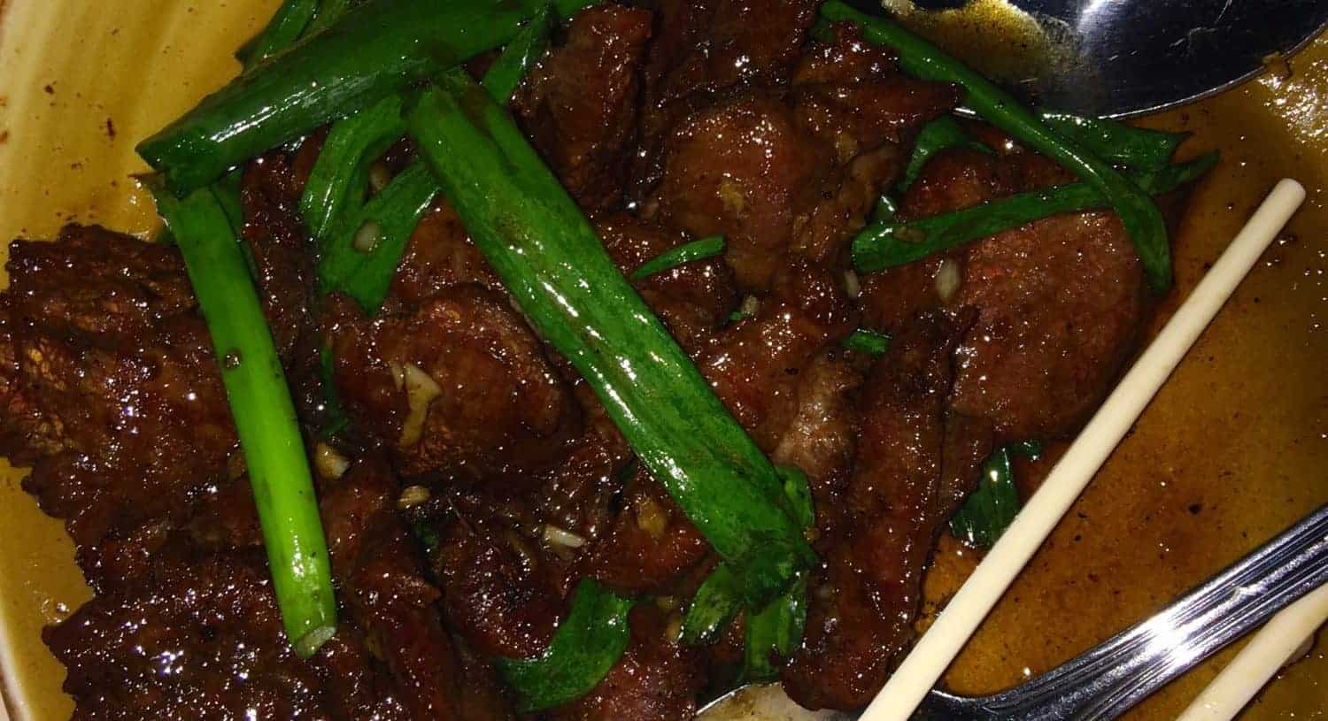 Mongolian Beef at PF Chang's