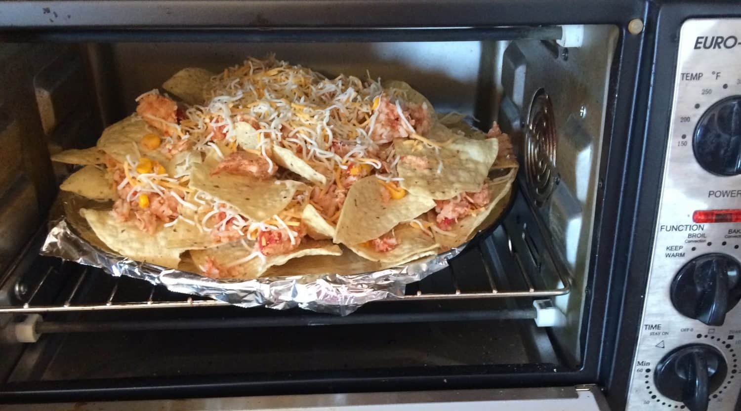 Mexican Shredded Chicken Nachos