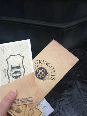 Wizarding Money at Universal Studios Florida