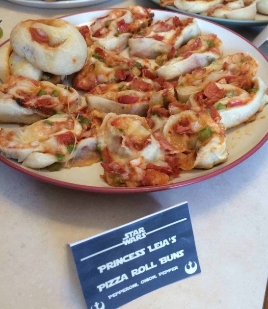 Star Wars Princess Leia's Pizza Roll Buns