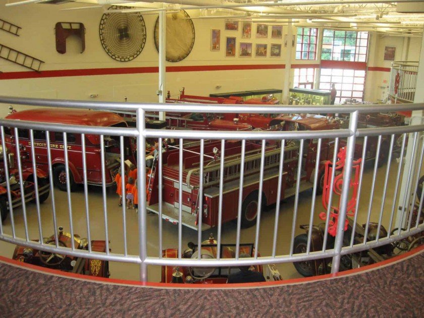 Michigan Firehouse Museum Engines on Display
