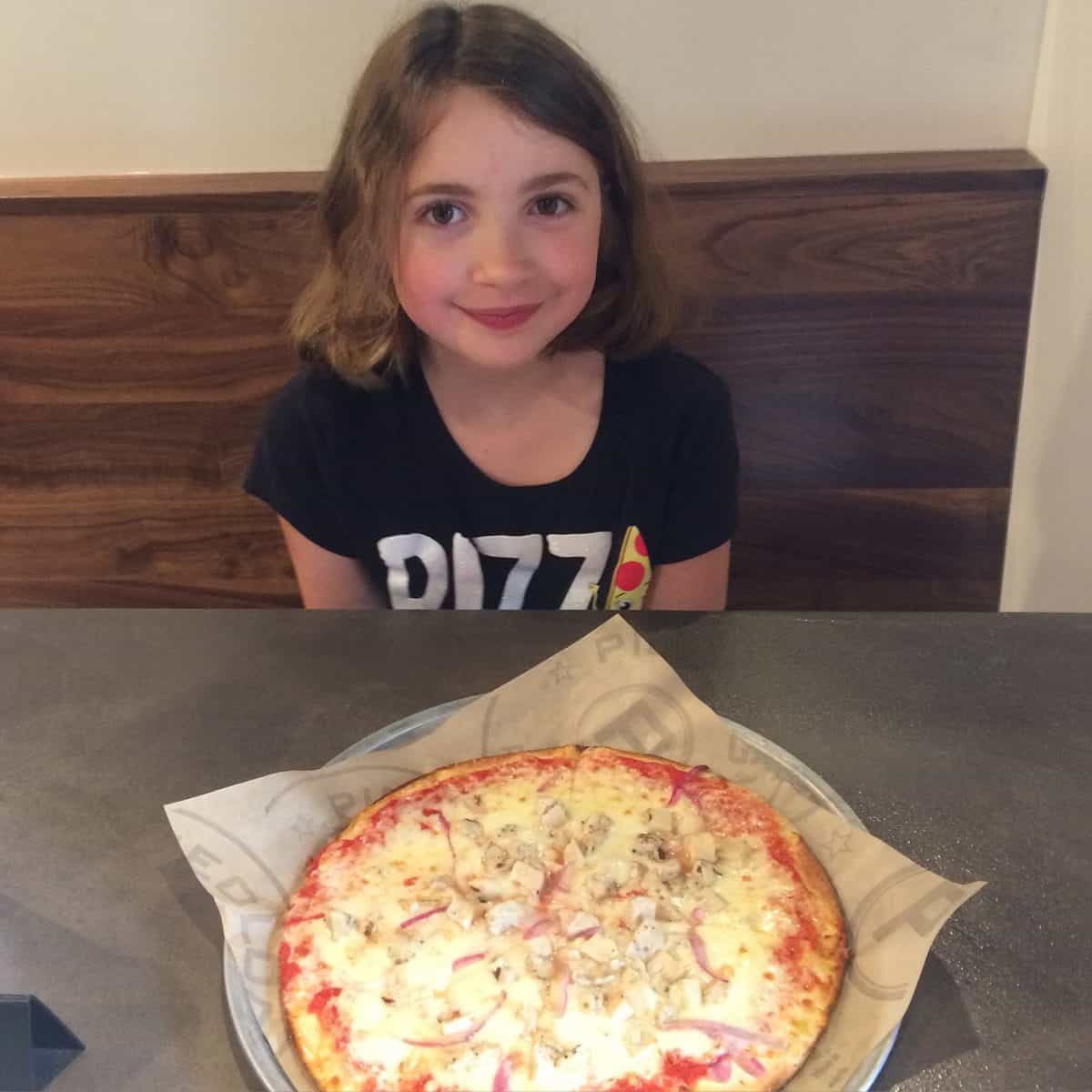 Pieology Pizza - My daughter's pizza 