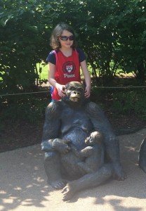 Toledo Zoo Gorilla Statue 2015