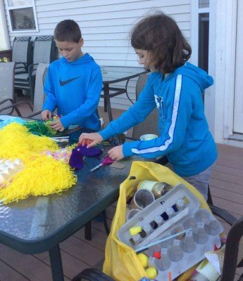 After School Minecraft Snack and Egg Drop STEM Project Assembly
