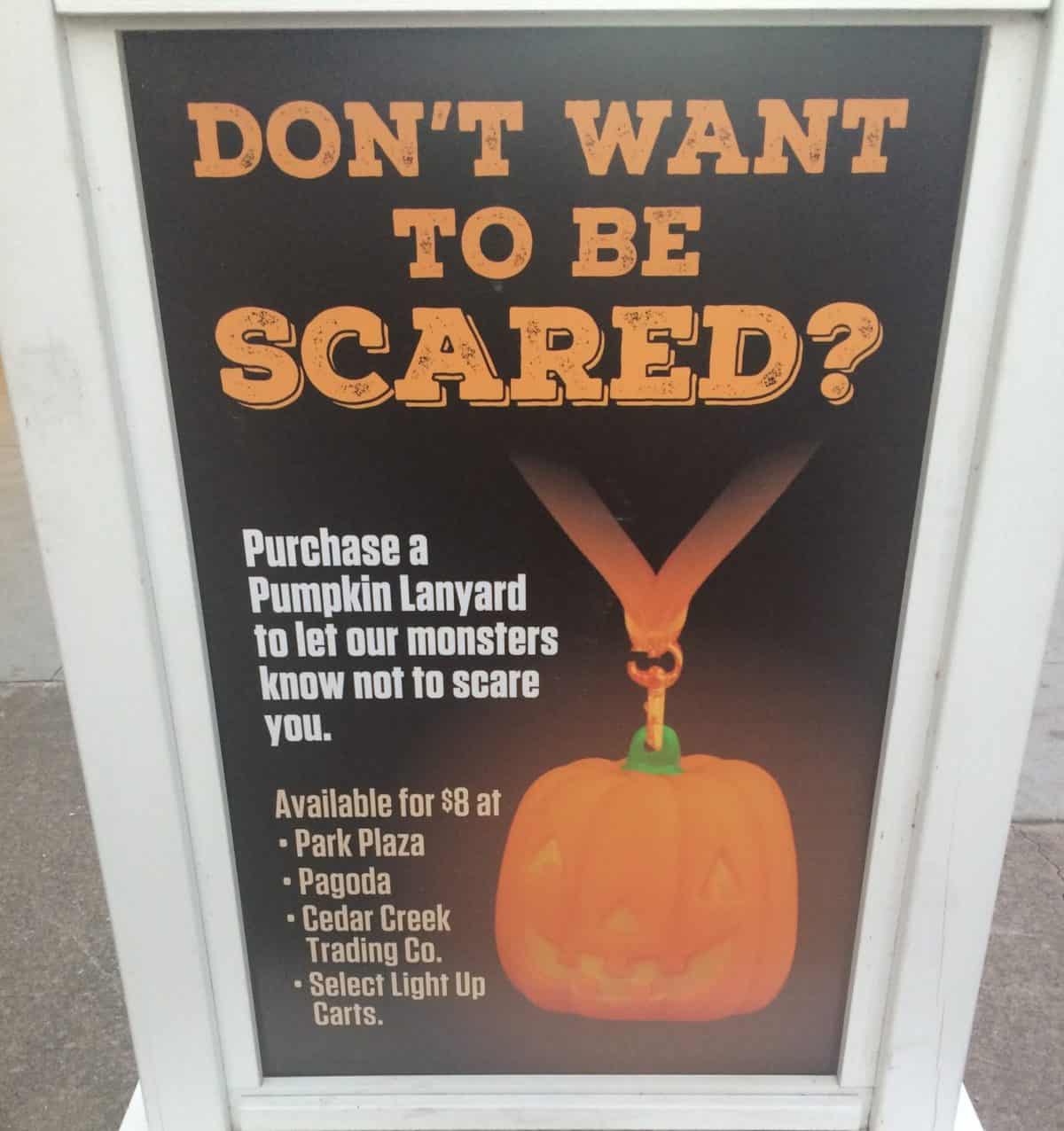 Cedar Point HalloWeekends 2015 No Boo Necklace