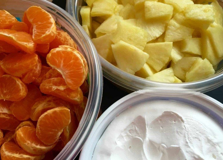 Candy Corn Fruit Ingredients