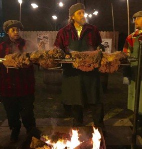 Roast Beef Spit at Greenfield Village's Holiday Nights