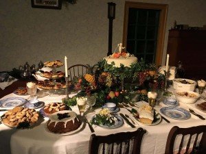 Wedding Feast in Susquehanna Plantation Sign at Greenfield Village Holiday Nights