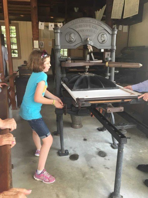 Greenfield Village Print Shop Apprentice