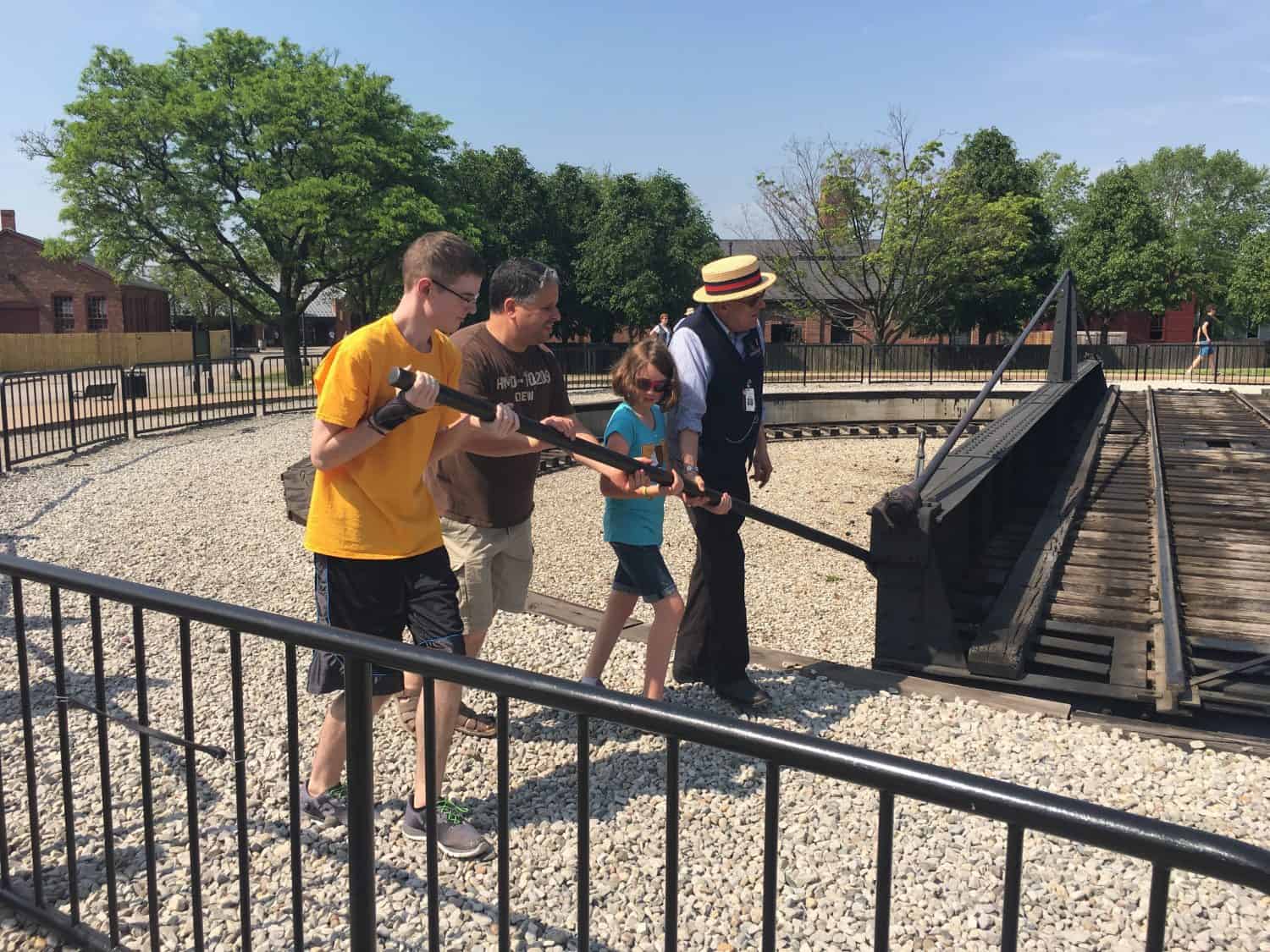 Greenfield Village Roundhouse Turntable