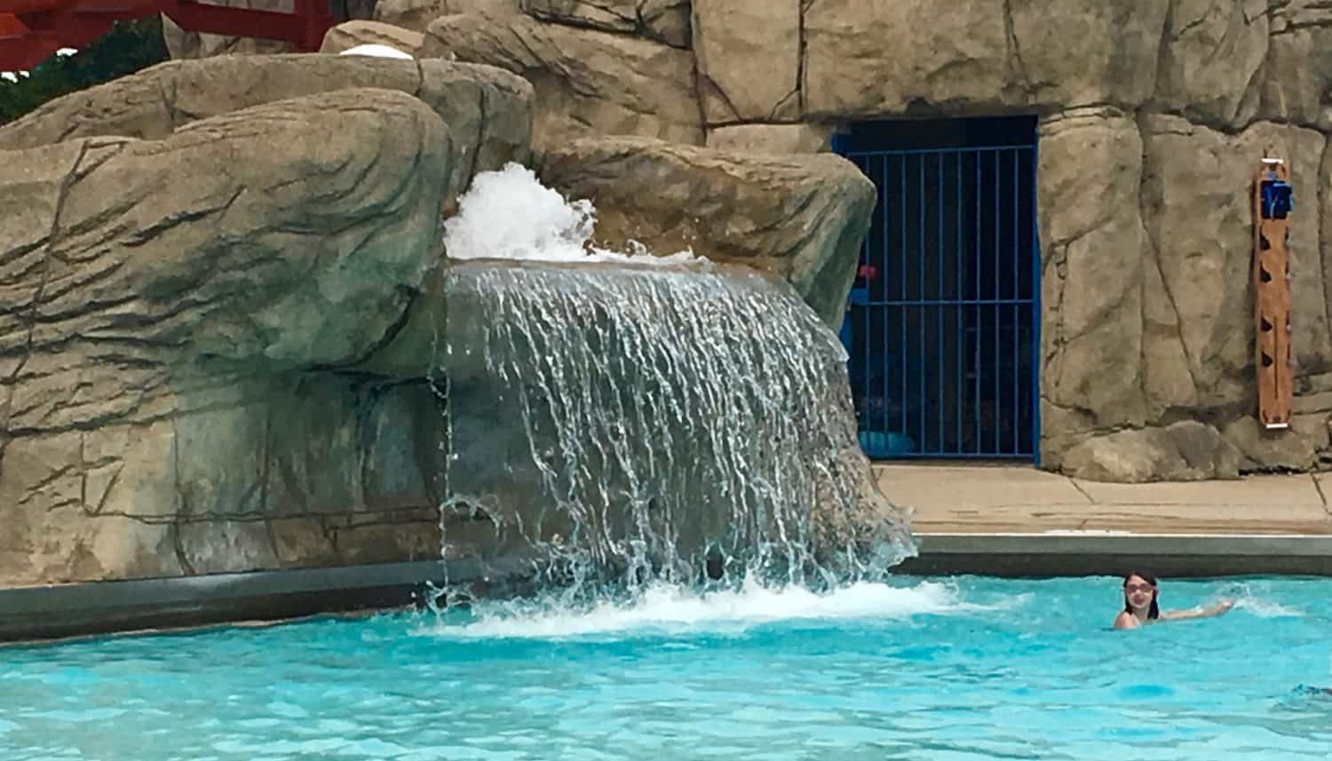 Rolling Hills Water Park - Pool Waterfall