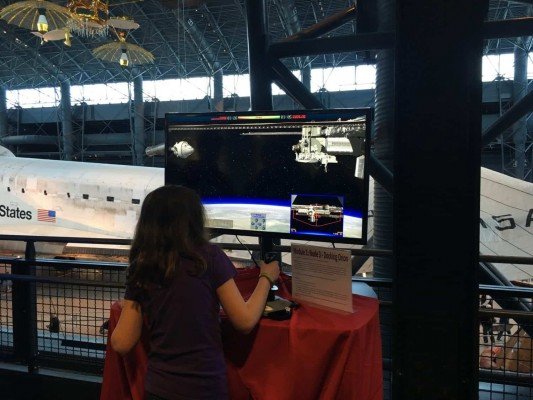 Udvar-Hazy Astronaut Adventure Game - Virginia Road Trip