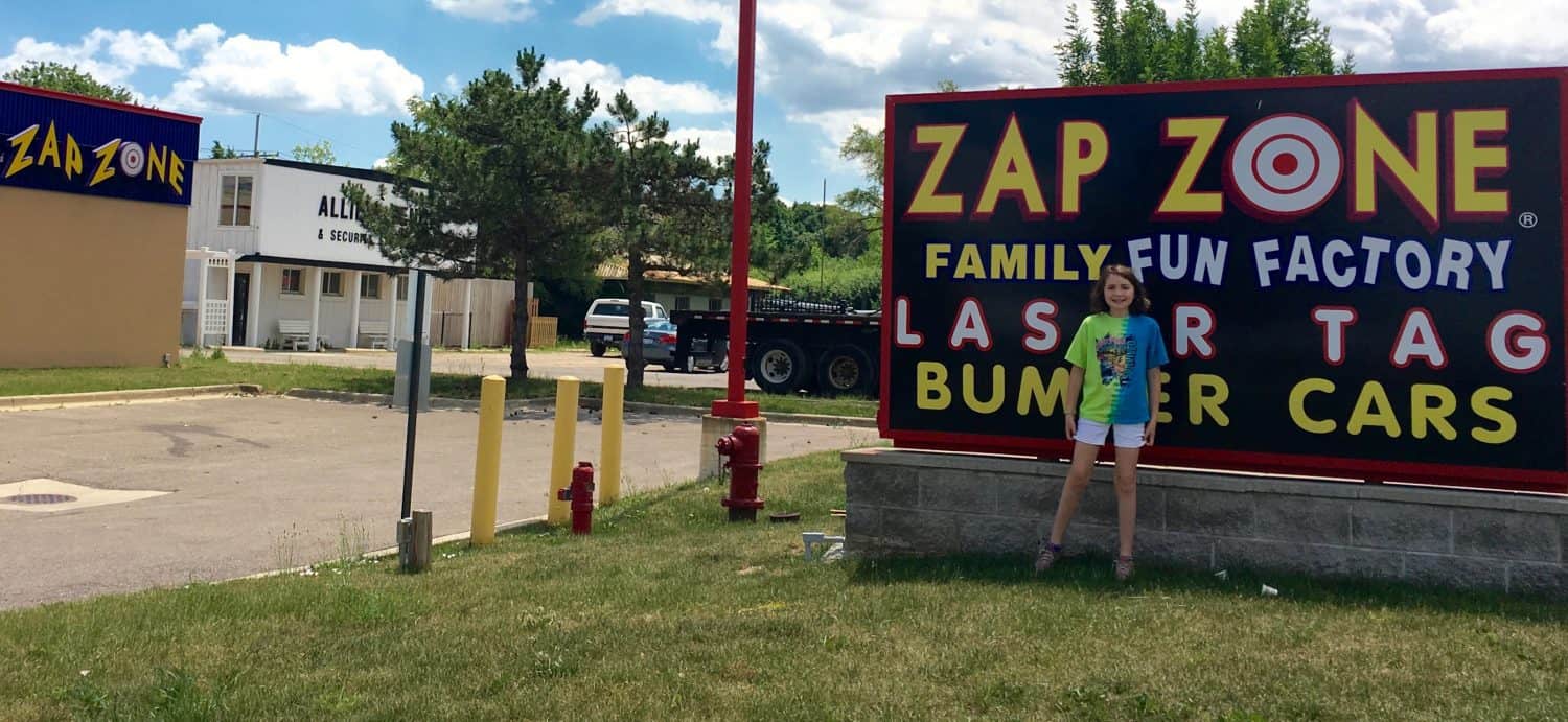 Zap Zone Review - Zap Zone Sign & Building