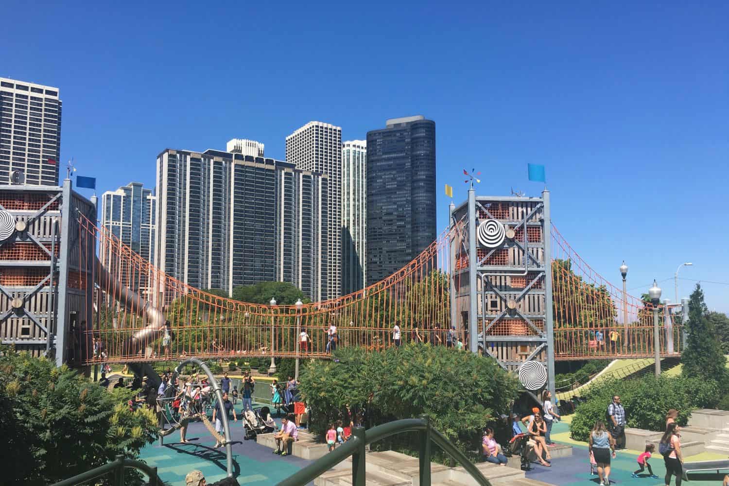 Chicago Trip Report - Maggie Daley Park Play Structure