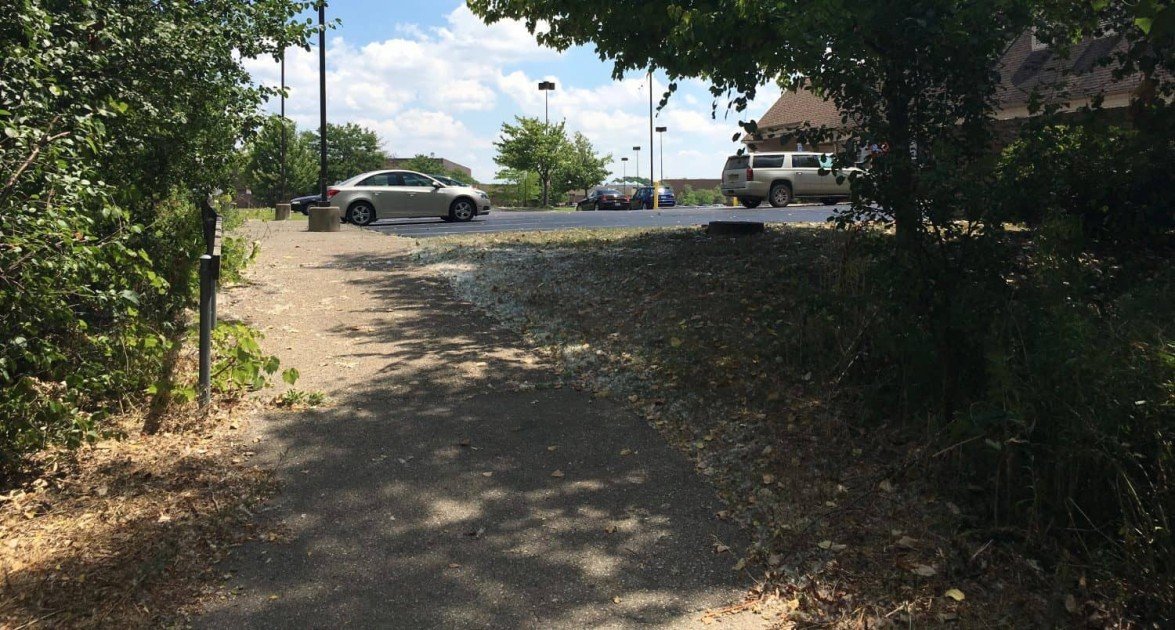 Waymarket Park - Path to Briarwood Mall