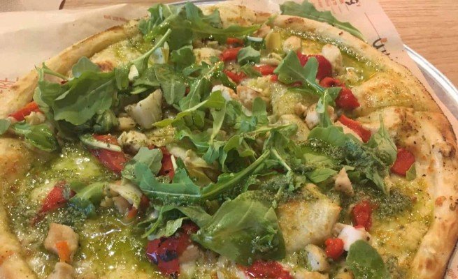 Blaze Pizza - Green Stripe Pizza