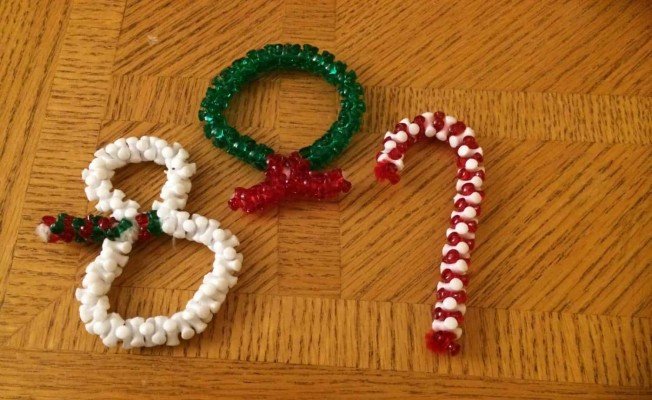 Christmas Countdown Tri-Bead Ornaments