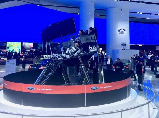 Family Friendly Auto Show Activities - Ford Simulators
