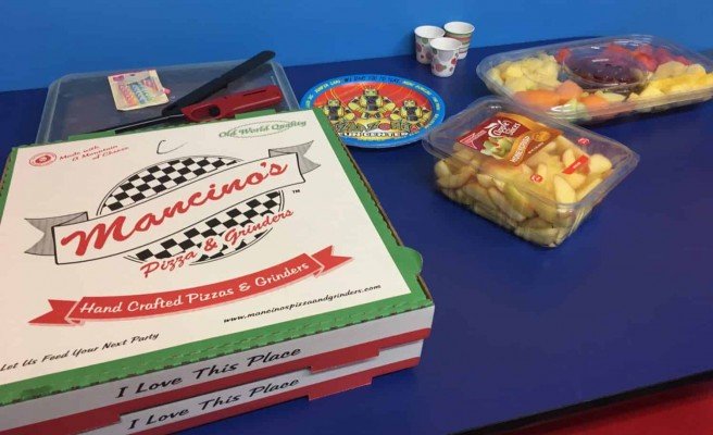 Zap Zone Birthday Party Food