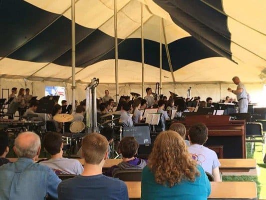 Ann Arbor Picnic Pops - Inside Tent