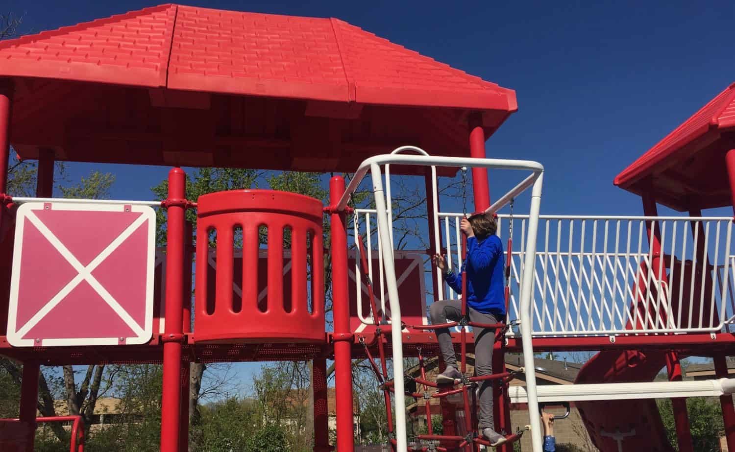 County Farm Park Playground Profile - Climbing