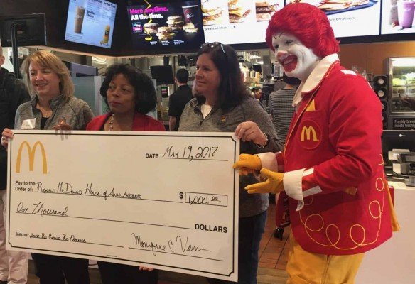 Lohr Rd McDonalds Grand Reopening - Check Presentation