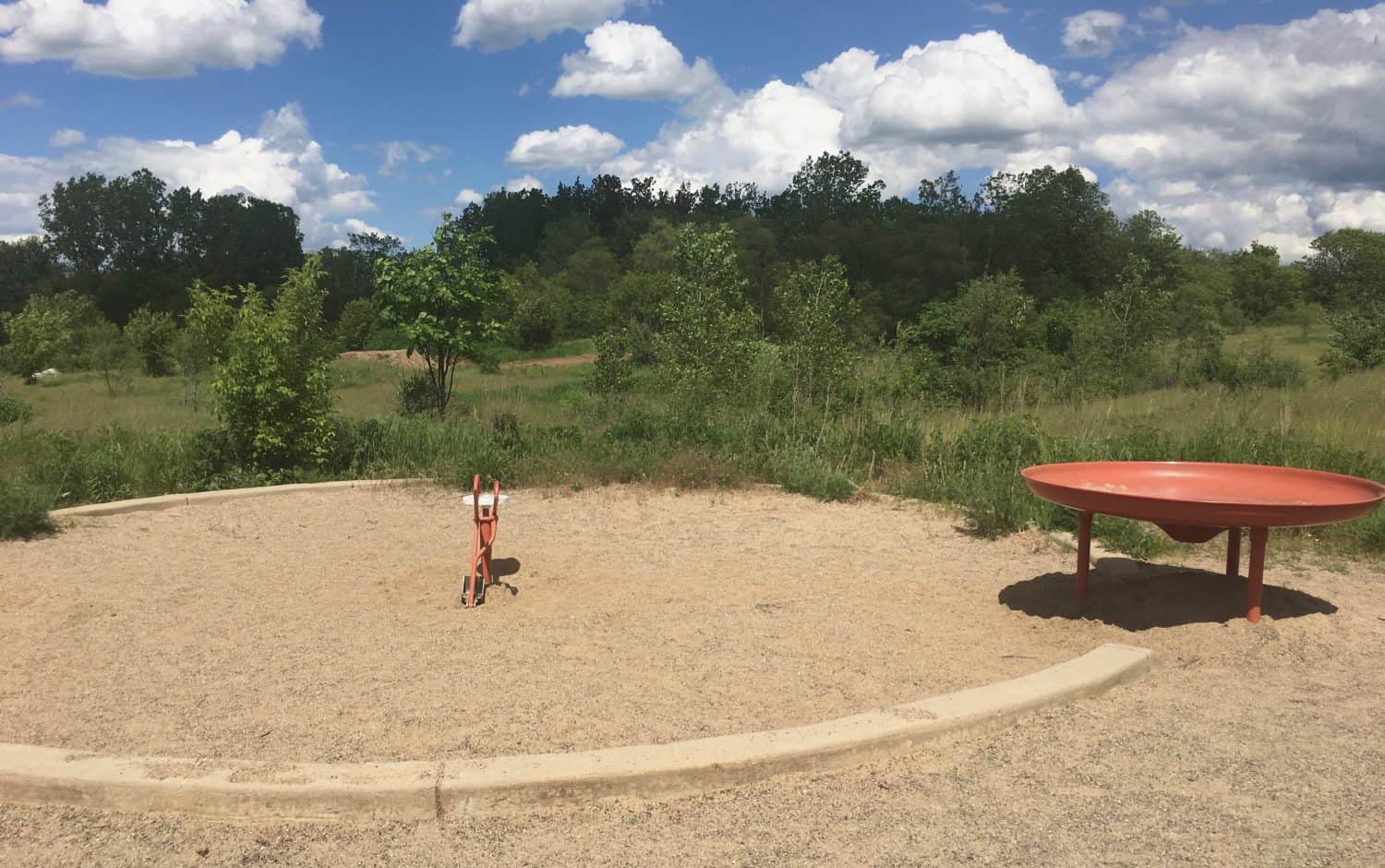 Olson Park Playground Profile - Sand Digger and Funnel Table