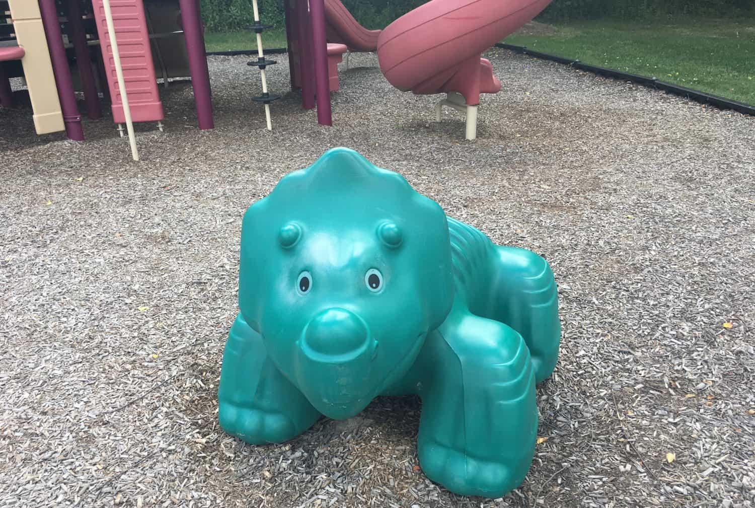 Woolley Park Playground Profile - Triceratops