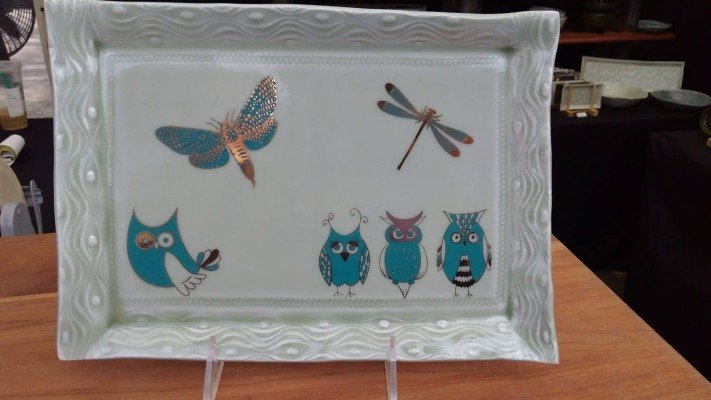 2017 Ann Arbor Art Fair Review - Owl Plate