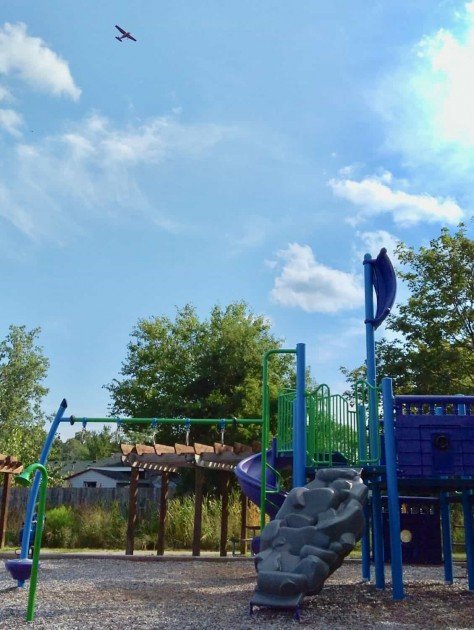 Arbor Oaks Playground Profile - Small Planes Fly Overhead