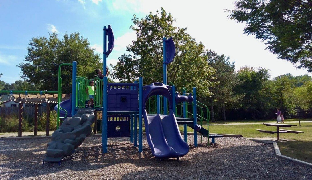 Arbor Oaks Playground Profile - Pirate Ship Structure