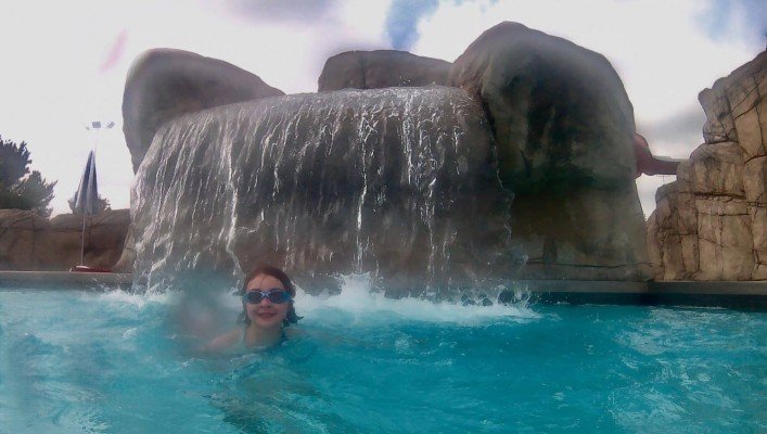 Rolling Hills Water Park - Waterfall