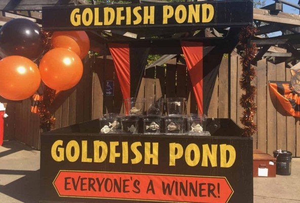 Cedar Point Halloweekends with Kids - Harvest Fear Goldfish Pond