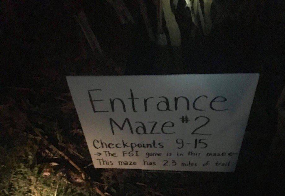 Colemans Corn Maze - Maze Entrance