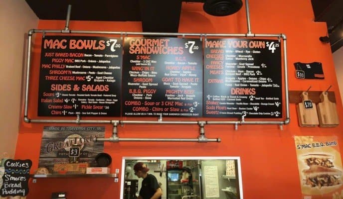 Grillcheezerie - Menu Board