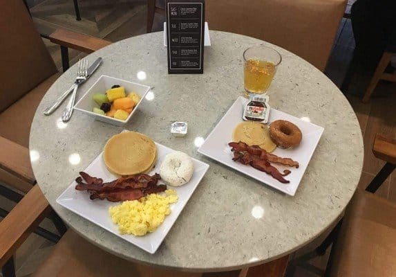 Staycation at Hyatt Place Ann Arbor - Breakfast - Table Set