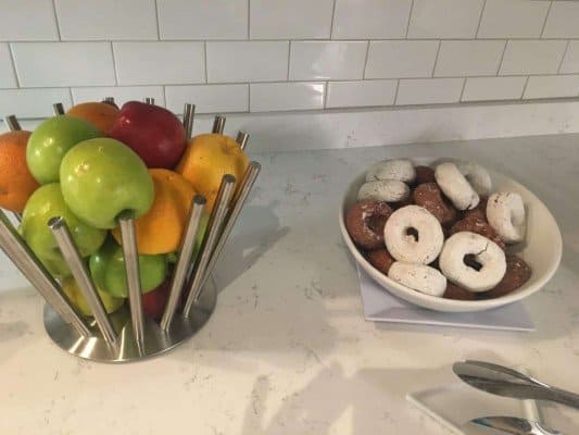 Staycation at Hyatt Place Ann Arbor - Breakfast - Fruit & Donuts