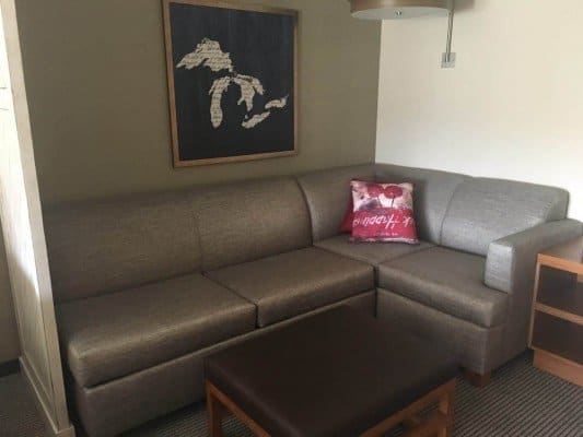 Staycation at Hyatt Place Ann Arbor - Sofa Area
