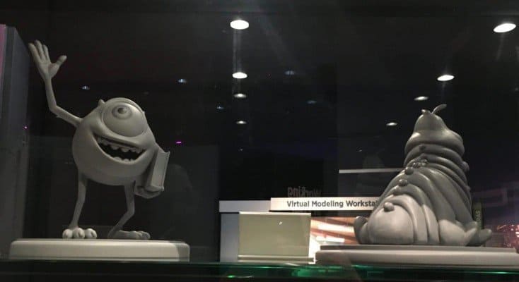 Science of Pixar - Clay Models of Mike and Heimlich