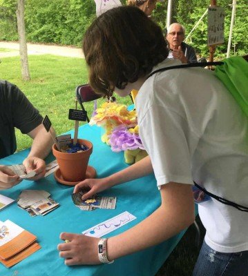 Huron River Day - Making a Seed Packet