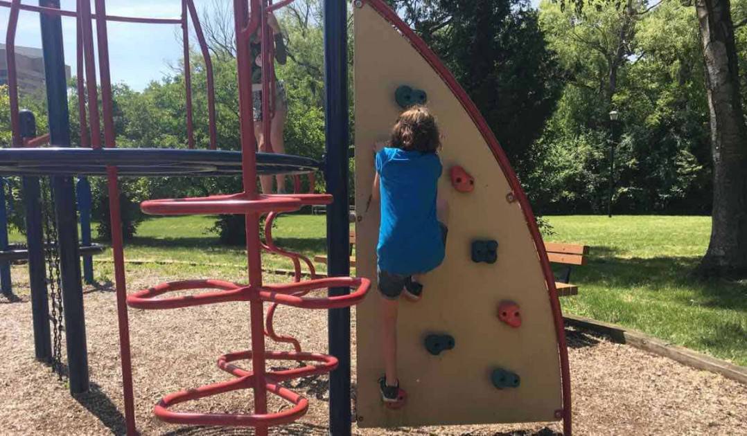 Ann Arbor Riverside Park - Climbing Wall