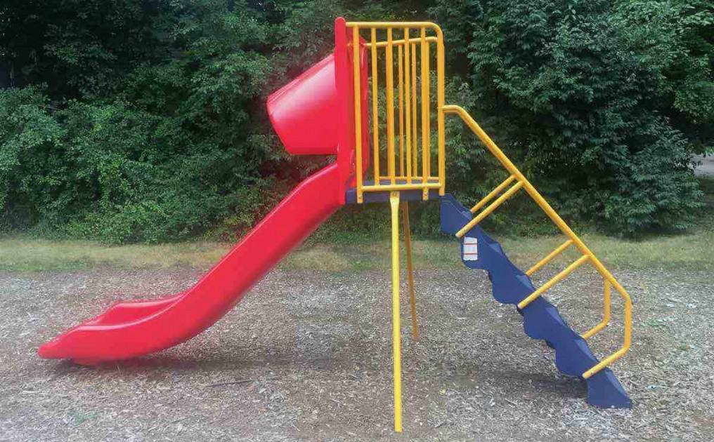 Ypsilanti's Edith Hefley Tot Lot Playground Profile - Slide