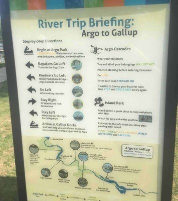 Ann Arbor River Trip Kayaking - Map