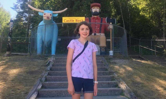 Visit Michigans Upper Peninsula with Kids - Castle Rock - Paul Bunyan and Babe