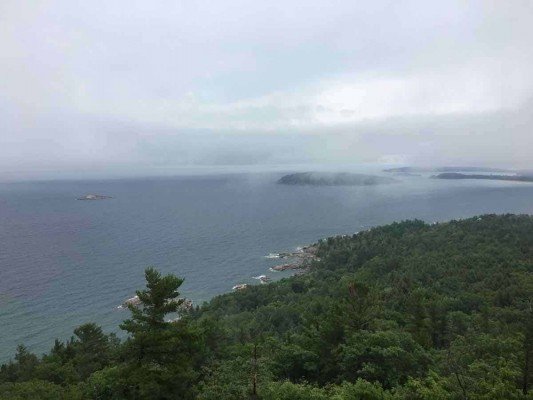 Visit Michigans Upper Peninsula with Kids - Marquette- Sugarloaf Mountain - Before Stairs