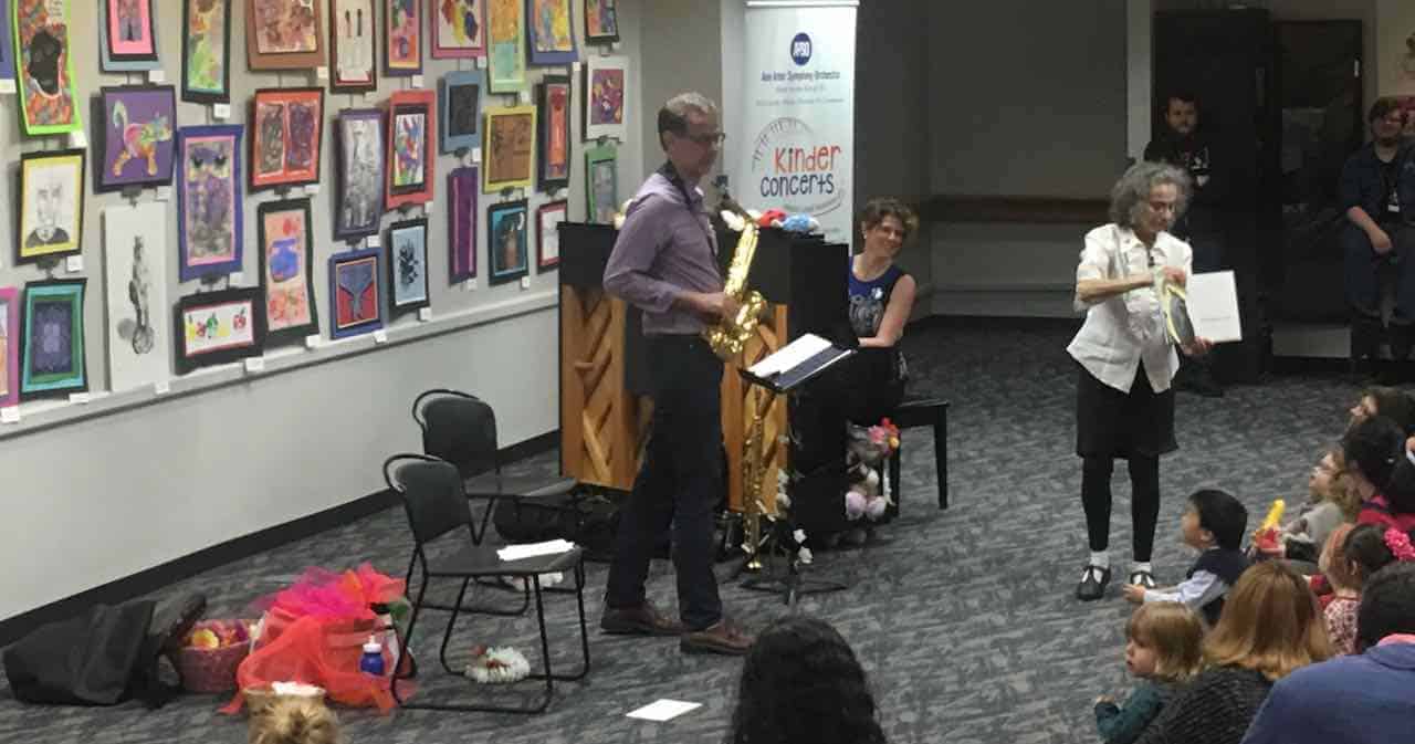 A2SO KinderConcert at AADL - Saxophone