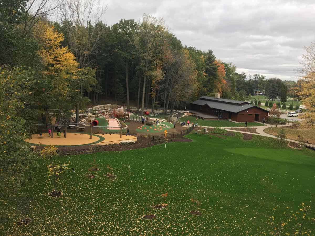 Canopy Walk - Playground from Above - Whiting Forest - Dow Gardens