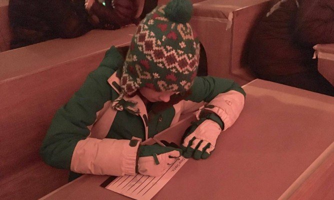 Greenfield Village Holiday Nights - Writing Letter to Santa