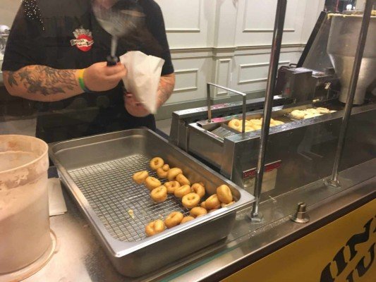 Greenfield Village Holiday Nights - Mini Donuts at Village Pavilion